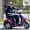 Purple, variant on New & Improved 3-Wheel Mobility Scooter for Adults & Seniors - 500 lb Heavy Duty Capacity,31-Mile Range,800W Power for Outdoor Use by Arshin,All-Day Riding,Easy to Use(Black)