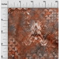 thumbnail image 2 of oneOone Cotton Cambric Orange Fabric Abstracts Quilting Supplies Print Sewing Fabric By The Yard 42 Inch Wide, 2 of 4