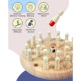 thumbnail image 5 of Activities for Elderly with Dementia – Wooden Memory Chess, Ideal Alzheimers Toys & Games, Fidget Blanket Alternative, Perfect Gifts for People with Dementia, 5 of 6