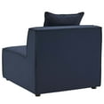 thumbnail image 5 of Sofa Middle Chair, Fabric, Blue Navy Blue, Modern Contemporary Urban Design, Outdoor Patio Balcony Cafe Bistro Garden Furniture Hotel Hospitality, 5 of 7