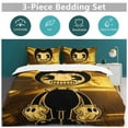 thumbnail image 5 of Bendy And The Ink Machine 3-Piece Bedding Set Soft Warm And Comfortable Soft Bed Set with 1 Duvet Cover And 2 Pillowcases for Bedroom, 5 of 8