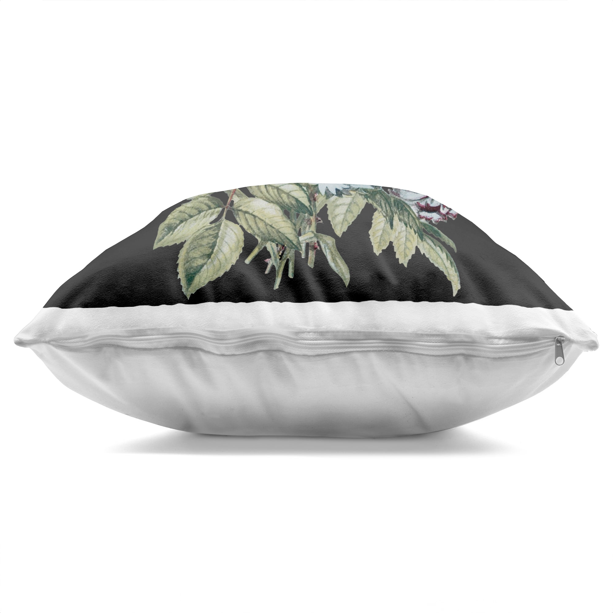 Stupell Industries Floral Bouquet on Black Decorative Printed Throw Pillow, design by Dan Meneely