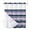 Navy Purple, variant on No Hook Shower Curtain, Dark Blue Gray Small Shower Curtains with Snap in Liner, Horizontal Stripe Minimalist Geometric Waterproof Washable Fabric Bathroom Curtain Sets, 36"W x 72"L