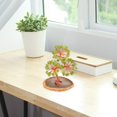 thumbnail image 3 of Adorno de árbol con gema de cristal, figura natural de amatista bonsái, símbolo de fortuna para Feng Shui Verde, 3 of 9