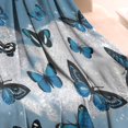 thumbnail image 3 of Blue Butterfly Cloud Pattern Blanket,Comfortable Soft Flannel Throw Blanket,All Season,Warm Lightweight Blankets for Sofa Bed Couch Living Room Chair,30"x40", 3 of 4