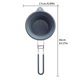thumbnail image 3 of Silicone Collapsibles Colander with Handle Kitchen Space Saving Silicone Colander Drainage of Food,Vegetables,Fruits Grey, 3 of 4