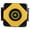 Black, Yellow, variant on BOKYAN Premium PU Leather Wall Mounted Punching Bag Focus Target for Boxing, MMA, Sanda, and Taekwondo Training, Space Saving Strike Pad Home Fitness Equipment, Black and Yellow, 15.75 inches