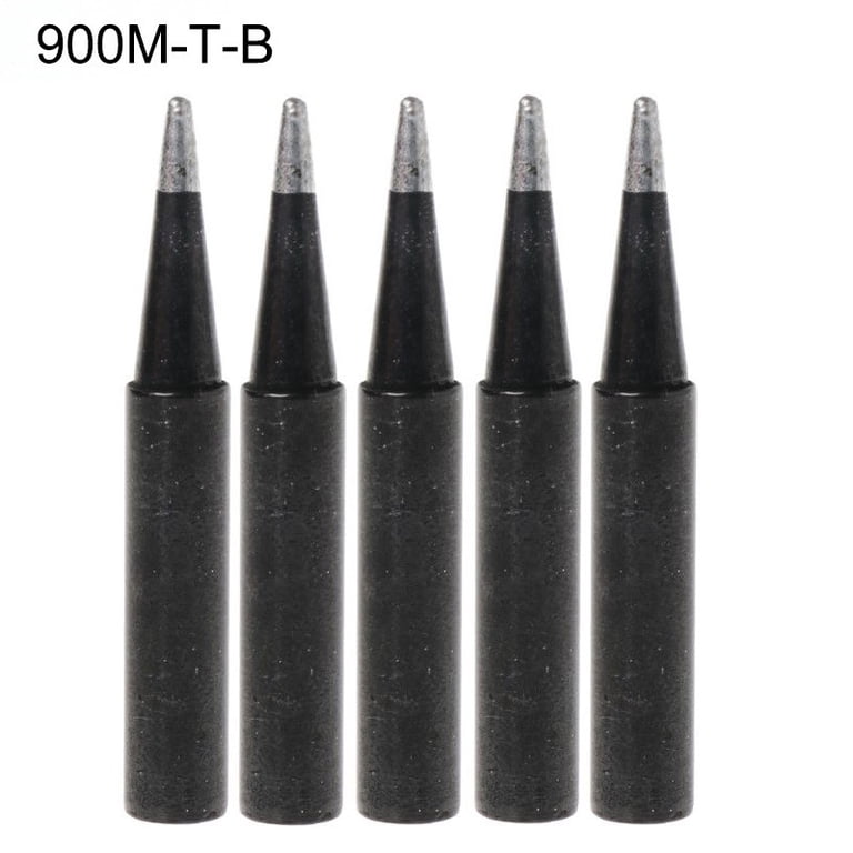 10-Pack 900M-T Soldering Iron Tips – Lead-Free Replacement For Hakko 936/907 & Rework Stations, Heat-Resistant