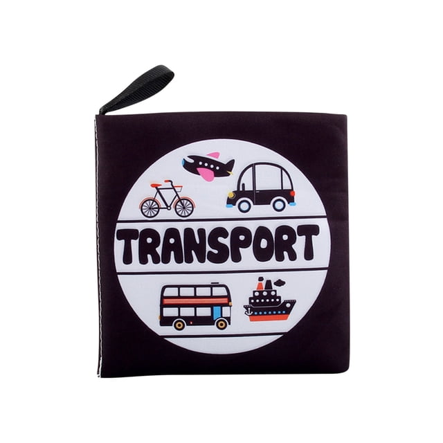Big Save,HWRETIE Baby Early Learning Cognition Palm Cloth Book Toys,Tears Rotten with Ringing Paper Traffic Fruit Shape