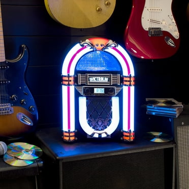 Victrola Nostalgic Wood  Countertop Jukebox with Built-in Bluetooth