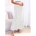 thumbnail image 4 of PRETTYGARDEN Maxi Skirts for Women Summer Flowy High Waisted Polka Dot Mermaid Office Work Spring Fashion Long Skirt, 4 of 8