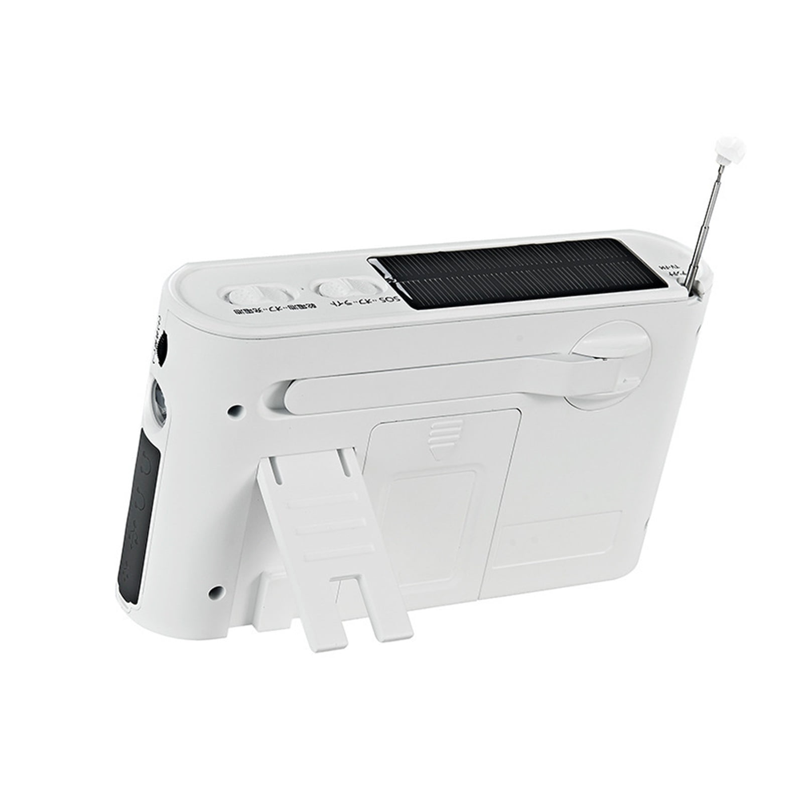 Emergency Radio Radio 1SEG/FM/AM Solar Powered Hand Crank Charger For Mobile Phone Emergency Charging Lighting Disaster Prevention Radio ,Listen Anytime, Anywhere