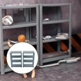 thumbnail image 3 of Maoww 1/64 Scale Car Repair Shop Layout Diorama Model Toy 4 Tier Shelf, 3 of 8