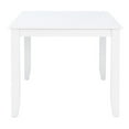 thumbnail image 3 of Linon Nico Casual Rectangle Dining Height Table Seating for 6 in Pure White Wood, 3 of 7