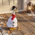 thumbnail image 4 of Nkmbld Porch Goose Decor, Cute Winter Porch Goose Clothes for Cement Plastic Goose Statue, Lawn Goose Costume for Outdoor Patio Yard Decoration, 4 of 8