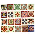 thumbnail image 1 of 20 piezas de pared s cocina baño calcomanías impermeable C 15x15cm Zulema Mosaico de azulejos de pared pegatinas, 1 of 8