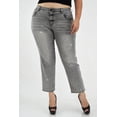 thumbnail image 1 of Mom jeans con brillo /Tallas Extras, 241 (Gris con brillos) gris 42, 1 of 5