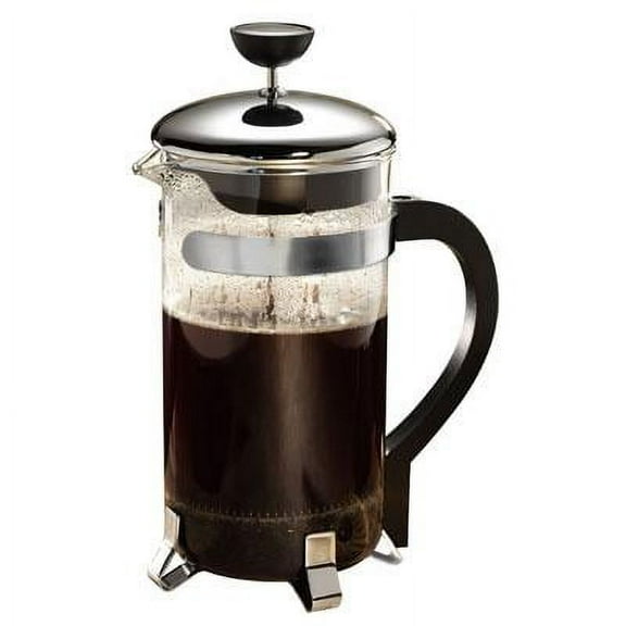 Primula Classic Glass 8-Cup Coffee Press with Black Handle