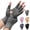 Grey, variant on 2 Pairs Anti-Slip Silicone Dot Fingerless Gloves Soft Stretchy Breathable Half-Finger Wrist Hand Covers for Typing Craft Gaming Driving Reading for Men Women