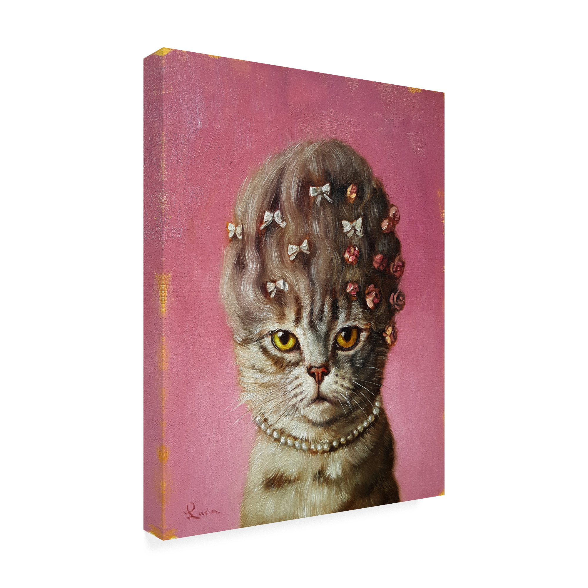 Trademark Fine Art 'Marie Catoinette' Canvas Art by Lucia Hefferna