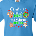 thumbnail image 4 of Inktastic Christmas Cookies Make Everything Better Youth T-Shirt, 4 of 5
