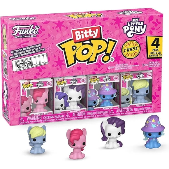 Funko Bitty Pop!: My Little Pony - Pinkie Pie/Rarity/Trixie/Random 4 Pack Vinyl Bitty Figures