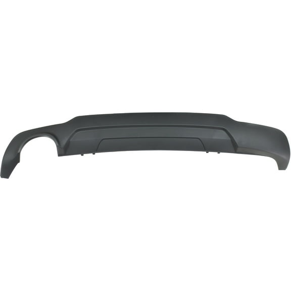 Valance Compatible with 2012-2015 Mercedes Benz C250 Rear Lower Panel Textured CAPA Certified