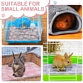 thumbnail image 2 of Waterproof Guinea Pig Blankets - Set of 4 | Washable Small Animal Fleece Bedding | Absorbent Cage Liners | Reusable Pet Pee Pad Sleep Mat | Hamster Ferret Accessories | Cute Star P, 2 of 4