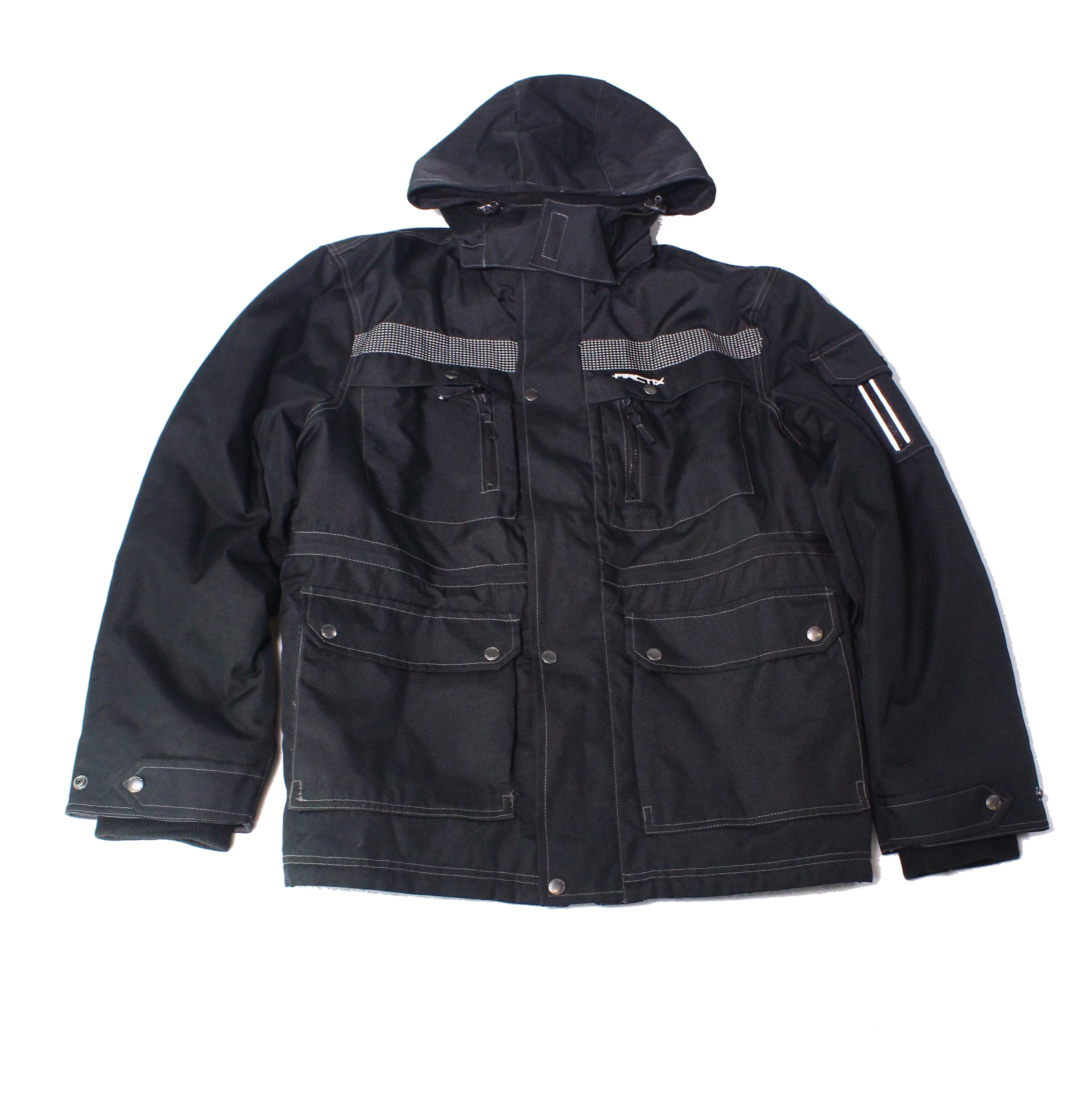 Arctix Mens FullZip QuiltLined Twill Jacket 80 Big 2X Walmart