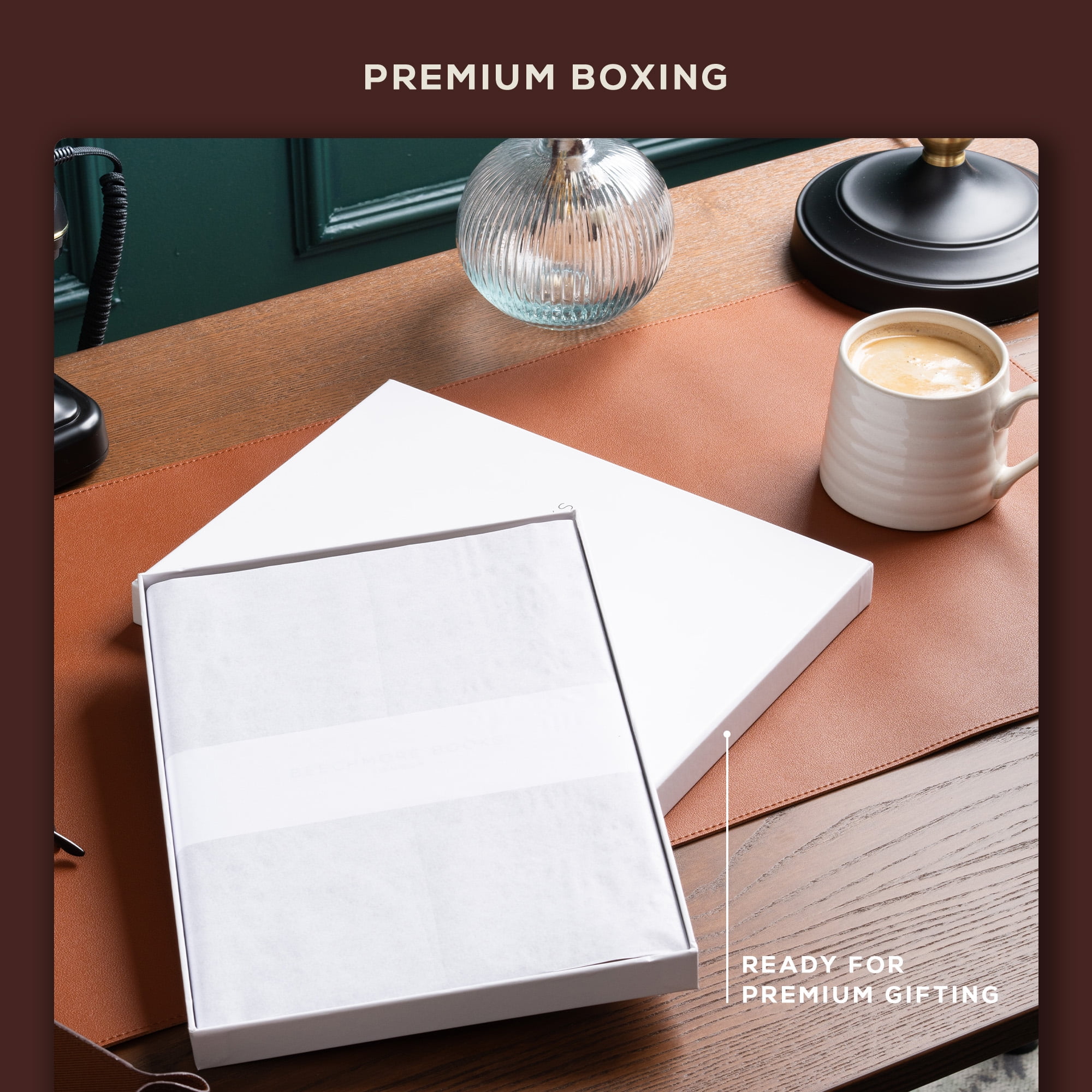 Beechmore Books A4 Sketchbook – 8.5x11" Premium Vegan Leather Bound Large Sketch Book Hardcover With 156 Thick 160gsm Perforated Ivory Pages, Blank Sketch Pad, Gift Boxed, Back Pocket Ribbon Bookmark