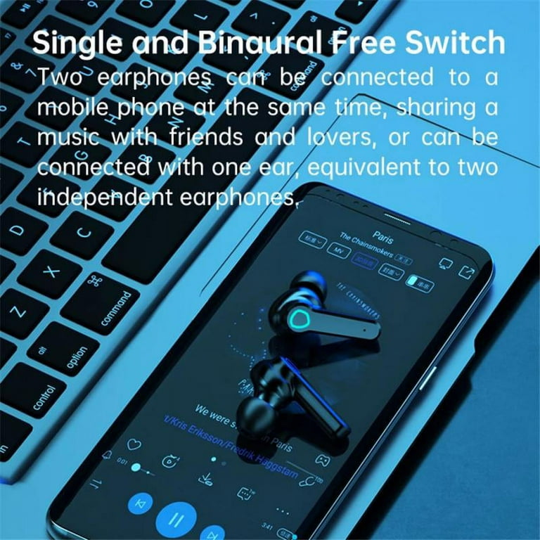 M19 ワイヤレスイヤホン M19 Tws 5.0 Wireless Bluetoth Earphones Sport Sound Noise