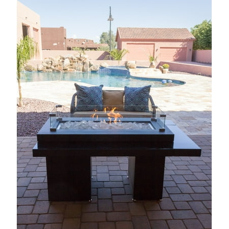 Az Patio Heaters Two Tiered Firepit, Az Patio Heaters Outdoor Conventional Propane Fire Pit In Hammered Bronze