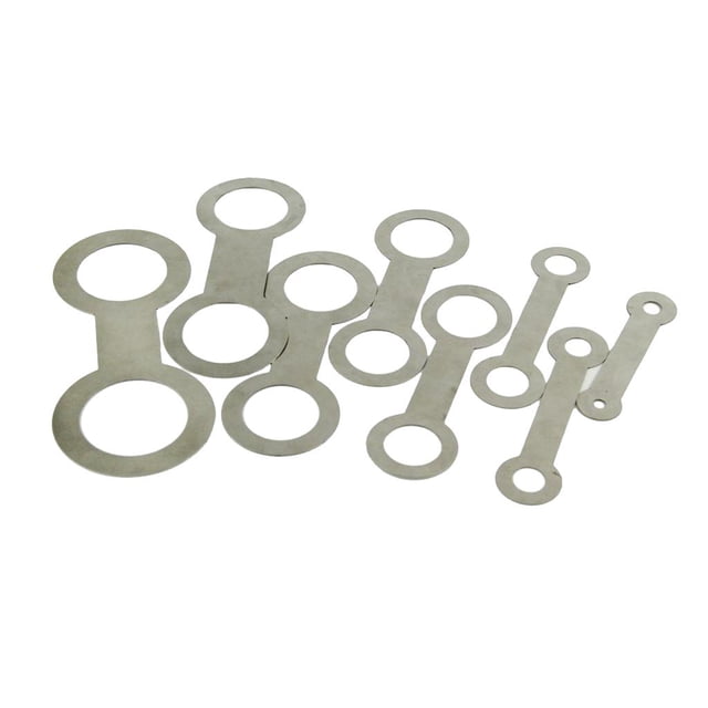 lionlar Pads de Saxophone en Acier Inoxydable Réparation S Alto / Soprano / Saxophone Ténor à Vent de Bois Pad de Pression Plat Pièces Outils de Remplacement