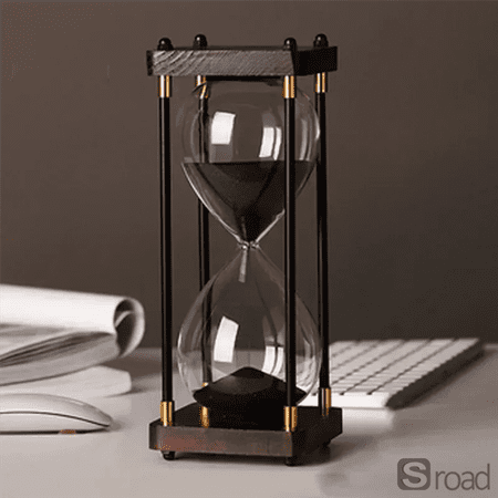30-Minute Sand Timer Retro Hourglass For Office & Study Time Management Decorative Desktop Stress Relief Gift Classic Hourglass Sand Clock For Home Decor As Shown