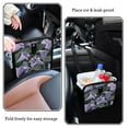 thumbnail image 4 of Qxltty Purple Datura Stramonium Car Dumpster Collapsible Rear Seat Suspension Trash for Front Seat Center Console in Vehicle, 4 of 8