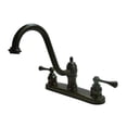 thumbnail image 1 of Kingston Brass KB3115BLLS 8 Inch Center Kitchen Faucet - Oil Rubbed Bronze, 1 of 1