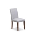 thumbnail image 4 of Sillas de comedor East West Furniture ABP8T05 Abbott Parson, acolchadas en tela de lino gris, juego de 2, 4 of 8