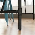 thumbnail image 3 of Sauder Iron City Industrial Counter-Height Dining Table, Checked Oak Finish, 3 of 11
