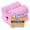 Pink, variant on Damp Clean Duster Sponge, 4 Pack Melamine Cleaning Sponge, Reusable Damp Dusting Sponge, Household Cleaning Tool for Blinds, Glass, Baseboards, Radiators, Window Track Grooves