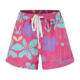 thumbnail image 3 of HAIJIE Women's Swim Shorts Elastic High Waist Tailored Shorts Women's Shorts for Girlfriend Women Upf 50+ Swimsuit Bottoms with Liner, 3 of 3