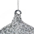 thumbnail image 4 of Northlight 5.25" Silver Beads and Sequins Glass Onion Christmas Ornament, 4 of 4