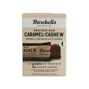 Barebells Protein Bars Caramel Cashew - 4 Count, 1.9oz Bars - Protein Snacks with 20g of High Protein