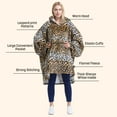 thumbnail image 2 of Catalonia Oversized Wearable Blanket Hoodie Sweatshirt, Comfortable Sherpa Lounging Pullover for Adults Men Women Teenagers Wife Girlfriend Gift, 2 of 7