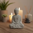 thumbnail image 3 of Presley Cement Buddha Statue, 3 of 5