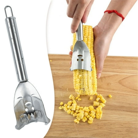 

Fall Kitchen Tools Kitchen Corn Cob Remover Stripper Peeler Thresher Cutter Tool Kernel Stainless