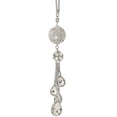 thumbnail image 1 of Ladies Car Rearview Mirror Pendant Crystal Ball Accessories (white) 1 Pieces, 1 of 5