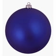 thumbnail image 4 of 12ct Burgundy Red Shatterproof Matte Christmas Ball Ornaments 4" (100mm), 4 of 7