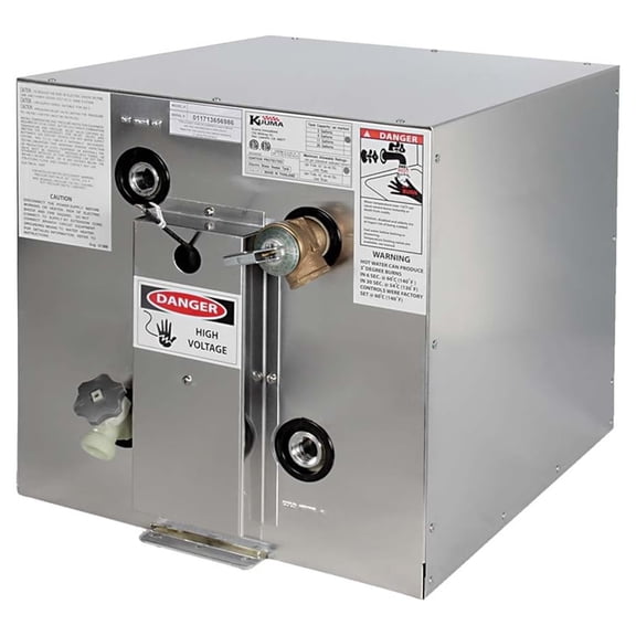 Kuuma 6 Gallon Water Heater for Marines & Boats, 120V Electric Tank Unit for Hot Water Use