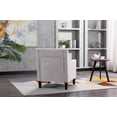 thumbnail image 6 of Club Armchair Linen Upholstered Club Chair Upholstered Barrel Chair, Multiple Colors, 6 of 8