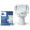 thumbnail image 3 of Medline Bathroom Kit, Includes Toilet Seat Riser and Attachable Toilet Light for Adults and Seniors, 3 of 7